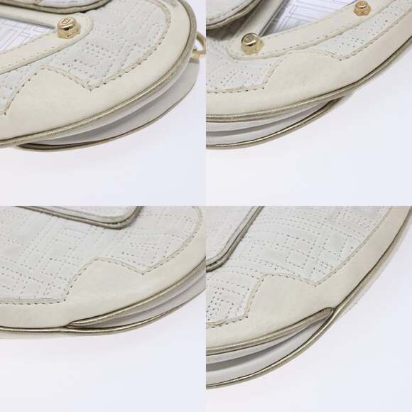 FENDI Zucca Canvas Hand Bag White Gold - Picture 10 of 13